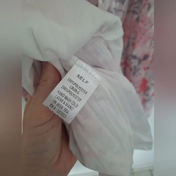 Floral Print Long Sleeve Dress Spring Easter Dress Size M - Picture 10 of 13